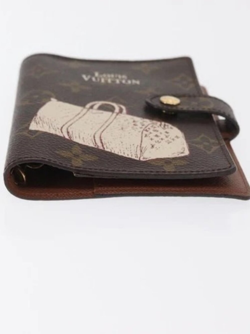 LOUIS VUITTON Monogram Keepall Agenda PM Day Planner Cover R20964 LV Auth 171189 - Picture 6 of 16